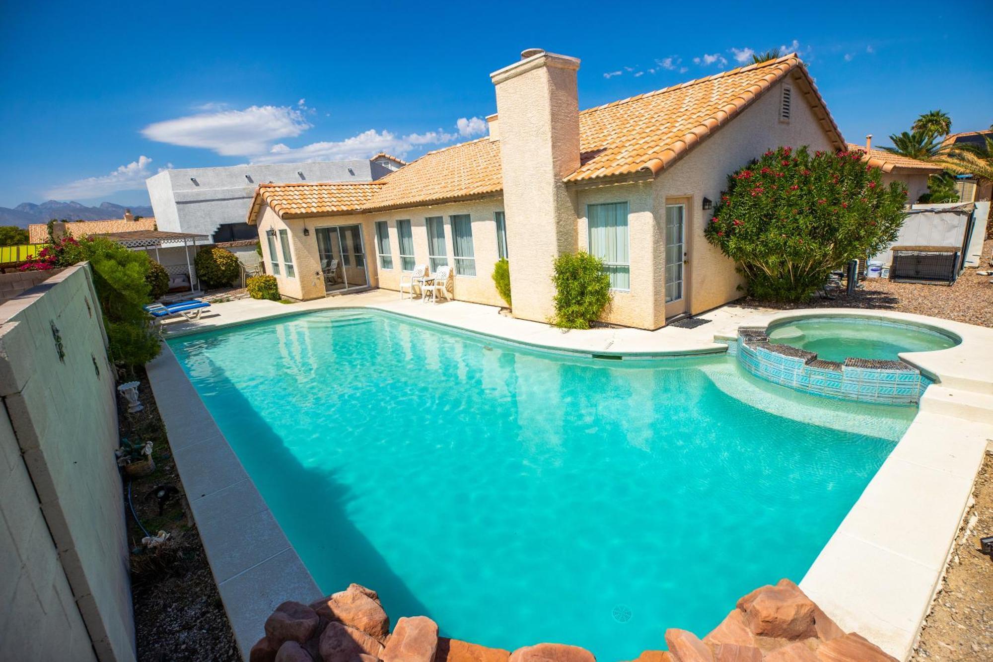 Luxury 1900 Sq Ft House Huge 46 Ft Pool & Hot Spa Las Vegas Exteriér fotografie